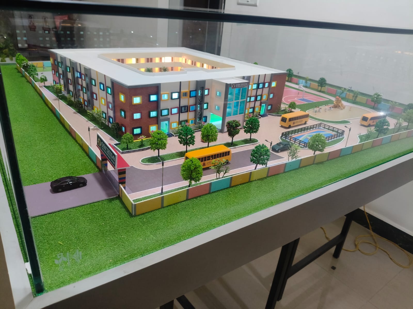 Orchids International School Vandalur 3D Scale Model