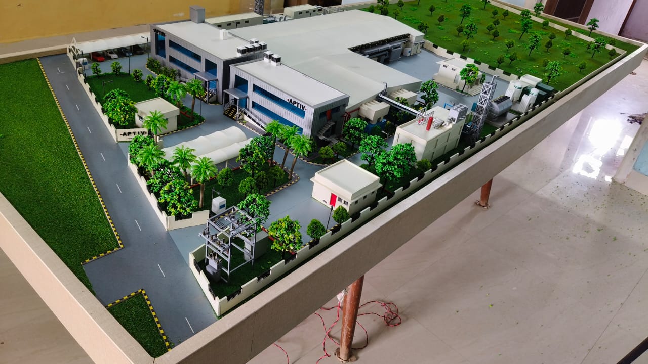 APTIV Oragadam Industrial Plant 3D Scale Model