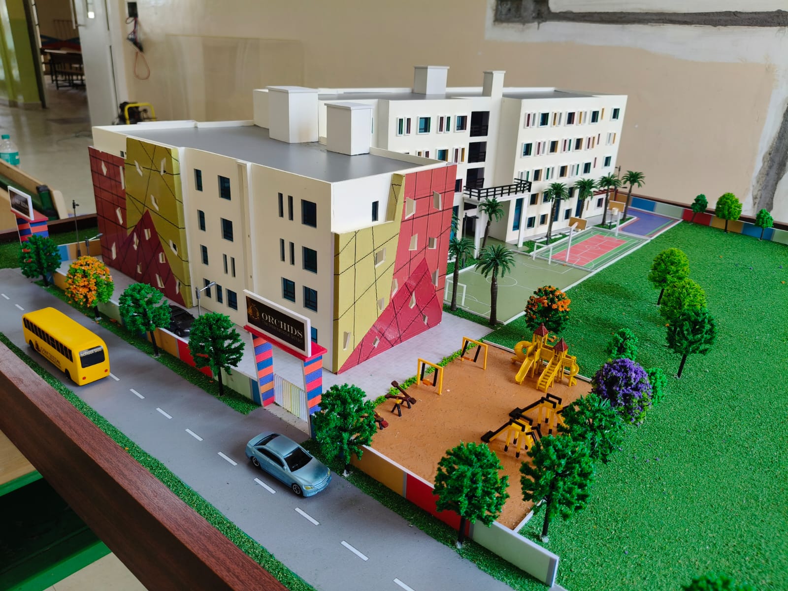 JSINS School 3D Architectural Scale Model